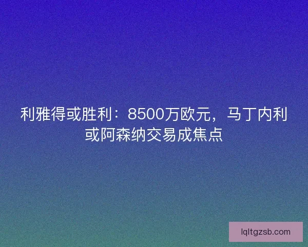 利雅得或胜利：8500万欧元，马丁内利或阿森纳交易成焦点